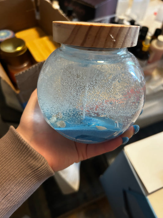 Ocean candle